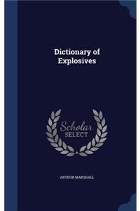 Dictionary of Explosives