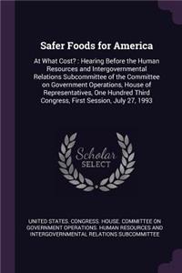 Safer Foods for America