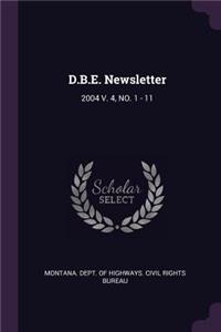 D.B.E. Newsletter