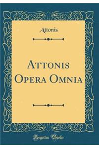Attonis Opera Omnia (Classic Reprint)