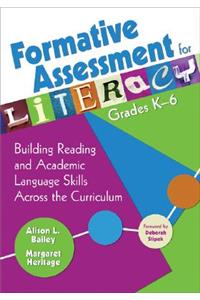 Formative Assessment for Literacy, Grades K-6