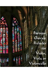 Baroque Preludes For Violin, Viola Or Violoncello