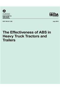 Effectiveness of ABS in Heavy Truck Tractors and Trailers