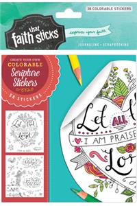 Psalm 103:2 Colorable Stickers