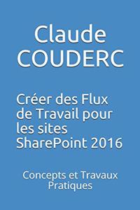 Créer des Flux de Travail pour les sites SharePoint 2016