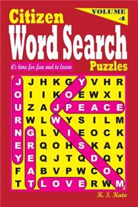 Citizen Word Search Puzzles, Vol. 4
