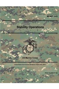 Marine Corps Warfighting Publication MCWP 3-03 US Marine Corps Stability Operations 16 December 2016