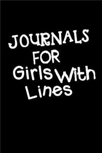 Journals For Girls With Lines