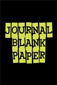 Journal Blank Paper