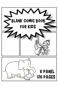 Blank Comic Book for Kids