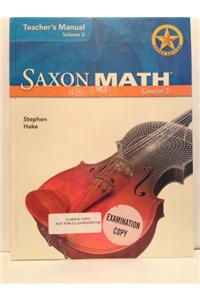 Saxon Math Course 3 Texas