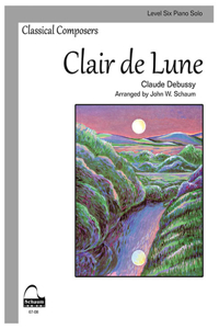 Clair De Lune: Transposed to Key of C Major, Sheet (Schaum Publications Sheet Solo)