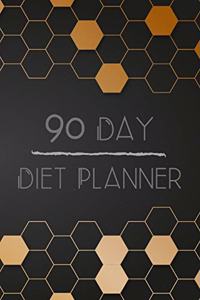 90 Days Exercise and Diet Journal Daily Food and Weight Loss Diary