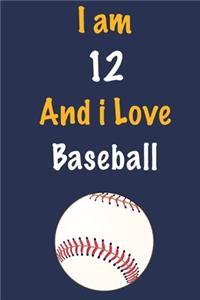 I am 12 And i Love Baseball