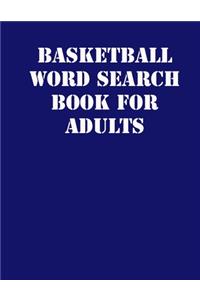 Basketball Word Search Book For Adults