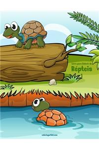 Livro para Colorir de Répteis 1