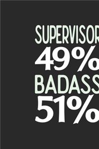 Supervisor 49 % BADASS 51 %