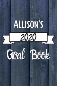 Allison's 2020 Goal Book