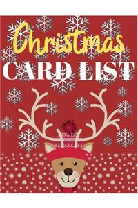 Christmas Card List