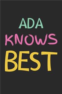 Ada Knows Best