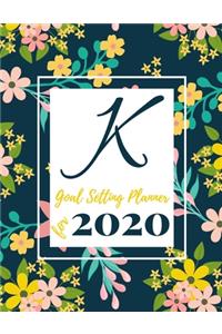 K Goal Setting Planner for 2020