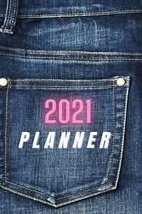 2021 PLANNER - Weekly Monthly Organizer