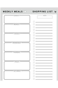 Weekly Meals Shopping List