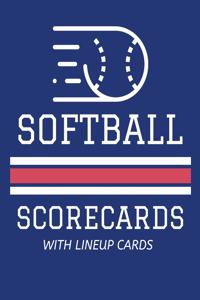 Softball Scorecards With Lineup Cards