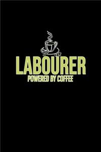 Labourer powered by coffee