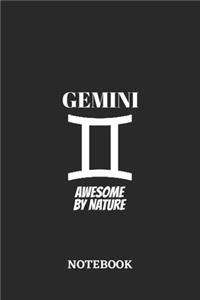 Gemini Awesome by Nature Notebook