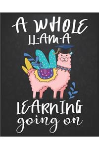 A Whole Llama Learning Going On