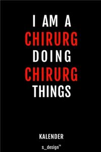 Kalender für Chirurgen / Chirurg / Chirurgin