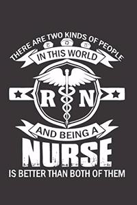 There are Two Kinds of People in The World RN & Being A Nurse is Better Than Both of Theme
