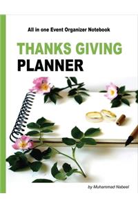 Thanksgiving Planner - All in one Event Organizer Notebook