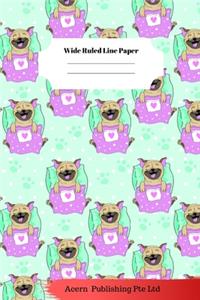 Chinese New Year Theme Wide Ruled Line Paper