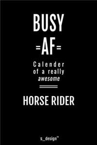 Calendar 2020 for Horse Riders / Horse Rider