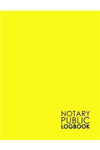 Notary Public Logbook