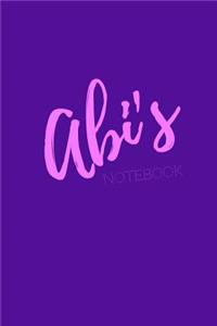 Abi's Notebook