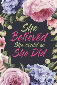 She Believed She Could So She Did