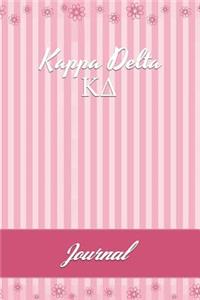 Kappa Delta: Line Ruled Sorority Girls Journal - Great Present for Big or Lil Sister