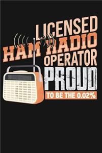 Licensed Ham Radio Operator Proud to Be the .02%