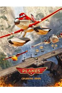 Planes Coloring Book: Coloring Book for Kids and Adults with Fun, Easy, and Relaxing Coloring Pages