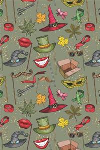 Wizard and Witch Pattern Cute Horror Decoration 22