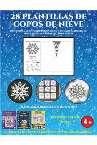 Manualidades fáciles de otoño (Divertidas actividades artísticas y de manualidades de nivel fácil a intermedio para niños)