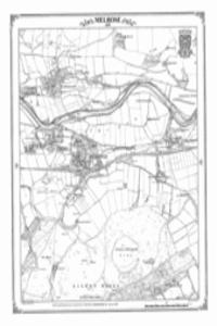 Melrose 1859 Heritage Cartography Victorian Town Map