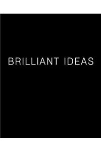 BRILLIANT IDEAS Journal (Blank/Lined)