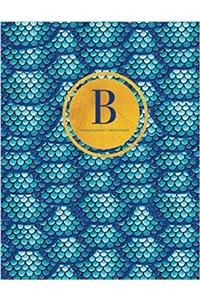 Initial B Notebook, Monogram Journal