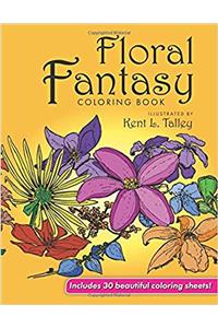 Floral Fantasy Coloring Book