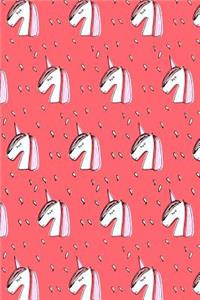Bullet Journal Notebook Sketchy Unicorns Pattern 4