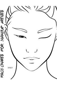 Face Charts for Makeup Artists Stacy